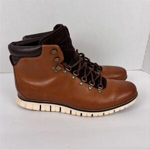 Cole Haan C35595 ZeroGrand Hiker Boots Men’s 11M Waterproof Leather Brown